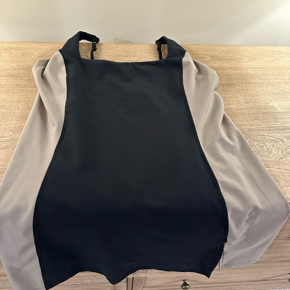 Abercrombie YPB SculptLux tennis color block tennis dress